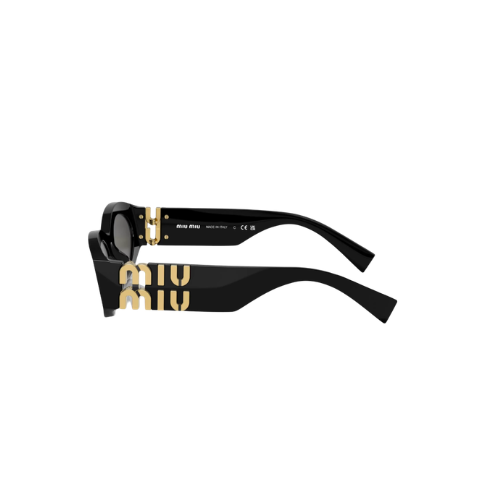 Miu Miu - Slim Oval Black Frame