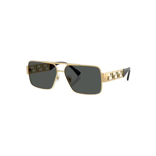 Versace - Aviator Gold and Dark Grey Frame